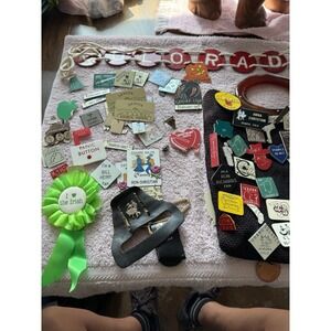 Vintage Square Dancing Pins Lot Colorado